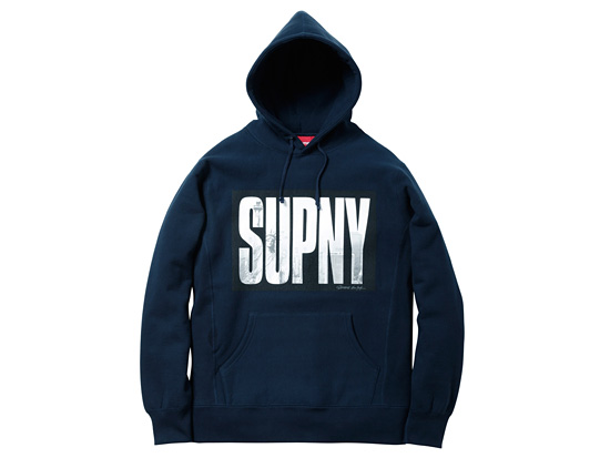 Supreme SUPNY pullover hoodie XL グレー 希少