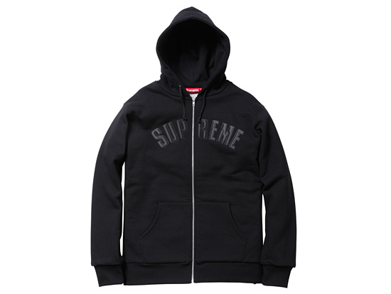 supreme black arc hoodie XL